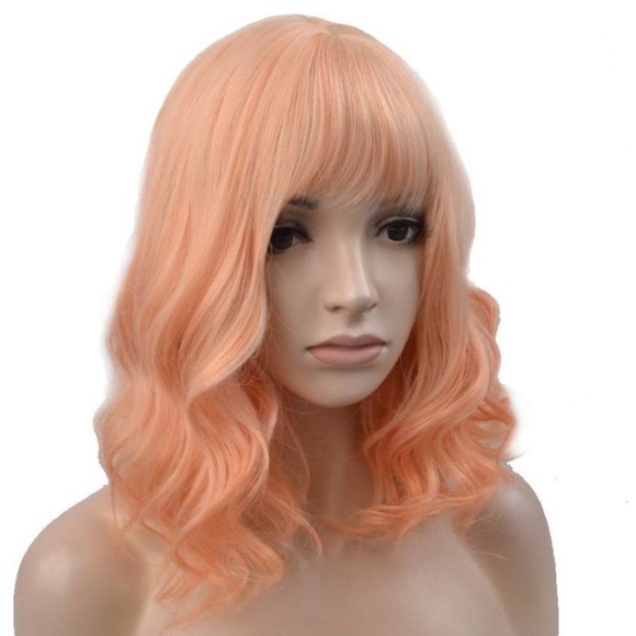 ?ILLIANA  14” CREAM ORANGE ? BANG Wig *NWT*?